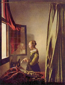 Girl Reading a Letter by an Open Window (c.1657-1659)